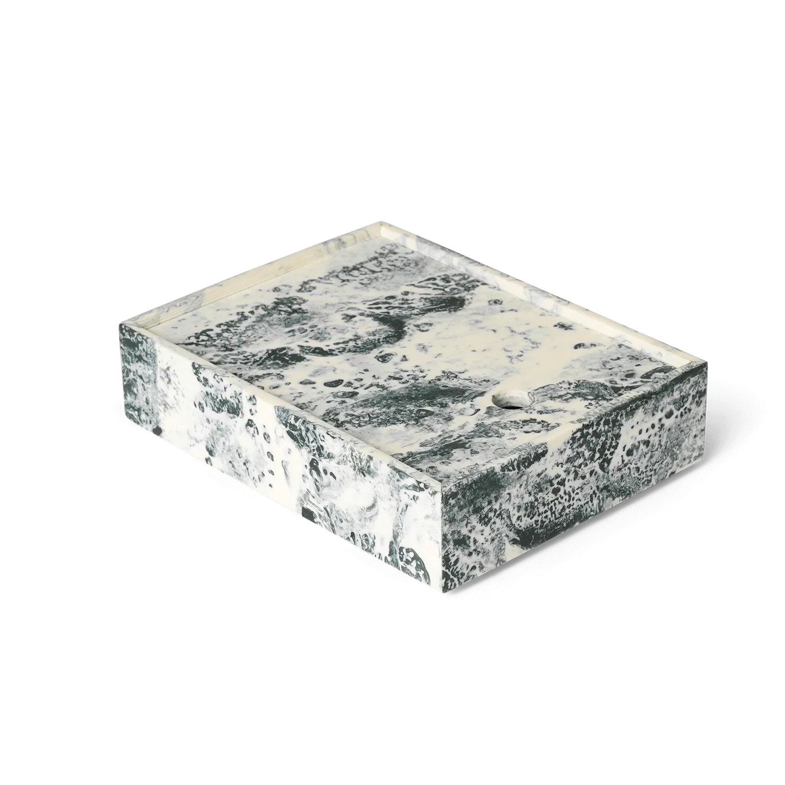 Mist opbergdoos 15x20 cm, Emerald-off white Ferm Living