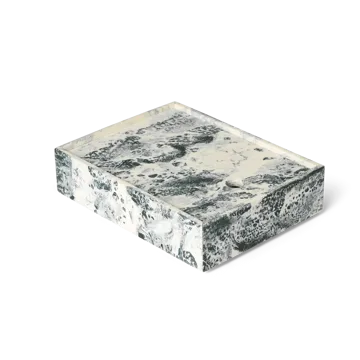 Mist opbergdoos 15x20 cm - Emerald-off white - Ferm Living