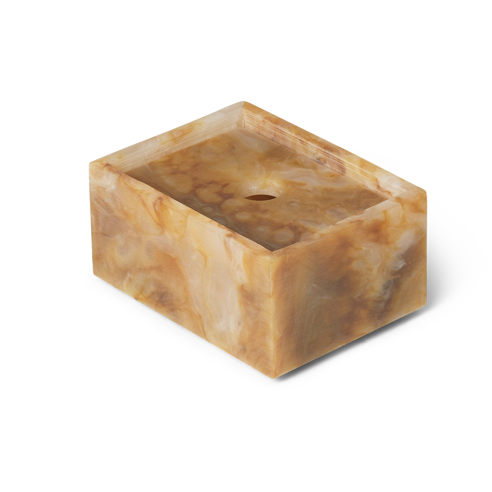 Ferm Living Mist opbergdoos 7,5x10 cm Sugar kelp | Scandinavisch Interieur | Dozen & boxen | Bruin