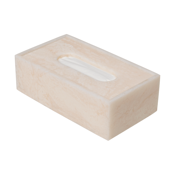 Mist tissuebox 12x21,5 cm - Pearl - Ferm Living