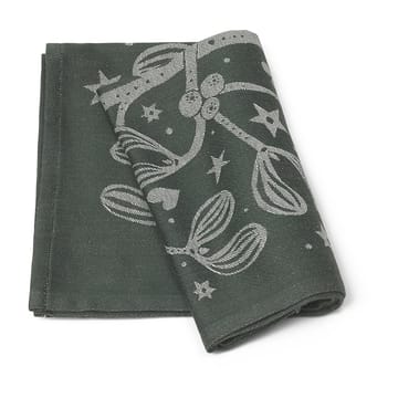 Mistel keukenhanddoek - dark-green - Ferm Living