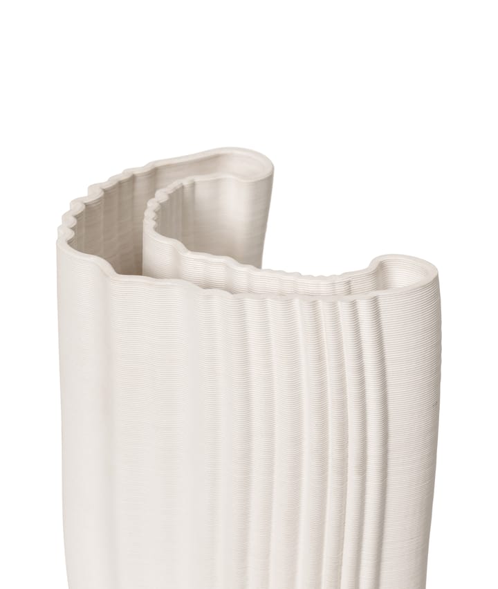 Moire vaas 19x30 cm - Off-white - Ferm LIVING
