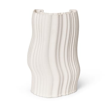 Moire vaas 19x30 cm - Off-white - Ferm Living