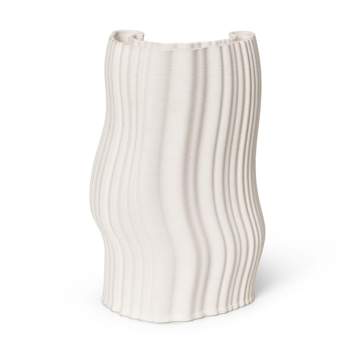 Moire vaas 19x30 cm, Off-white Ferm Living