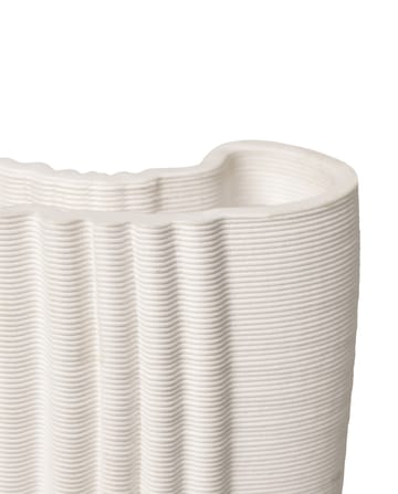 Moire vaas 19x30 cm - Off-white - Ferm Living
