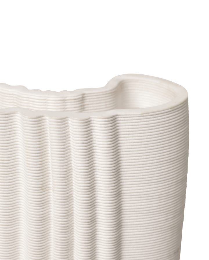 Moire vaas 19x30 cm, Off-white Ferm Living