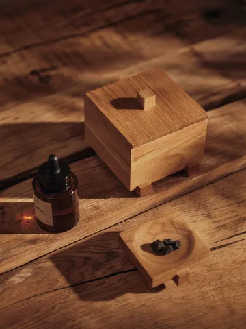 Moku dienblad - Onbehandeld eiken, 7x8 cm - Ferm Living