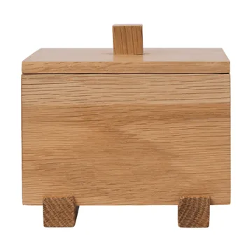 Moku doos - Onbehandeld eiken, 10x11x9,5 cm - Ferm Living