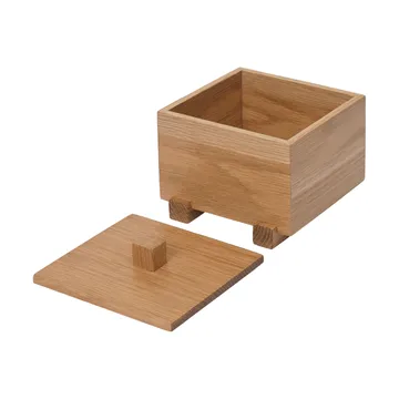 Moku doos - Onbehandeld eiken, 10x11x9,5 cm - Ferm Living