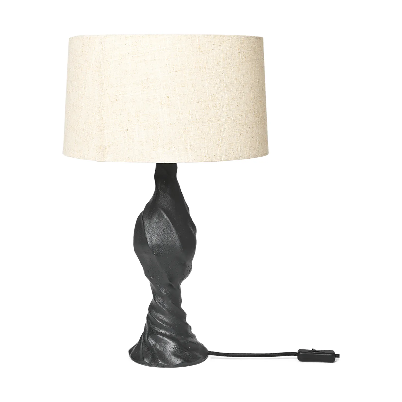 Moltan lampvoet 40 cm, Black Ferm Living