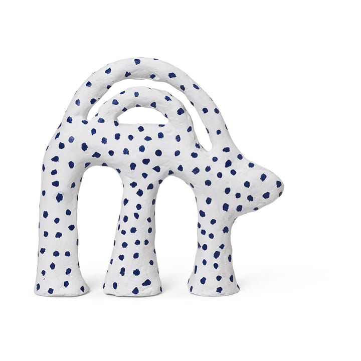 Mumbo sculptuur 14,5x18,5 cm - White-blue - ferm LIVING