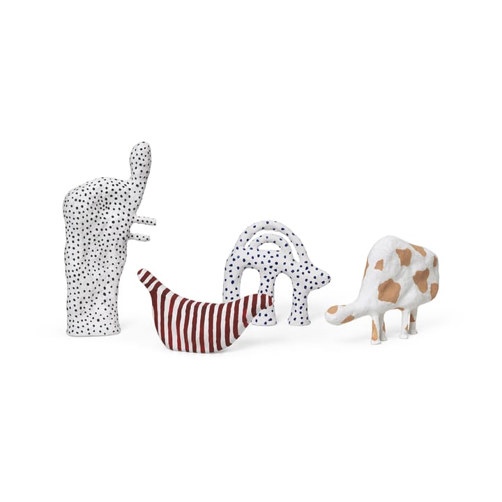 Mumbo sculptuur 14,5x18,5 cm - White-blue - ferm LIVING