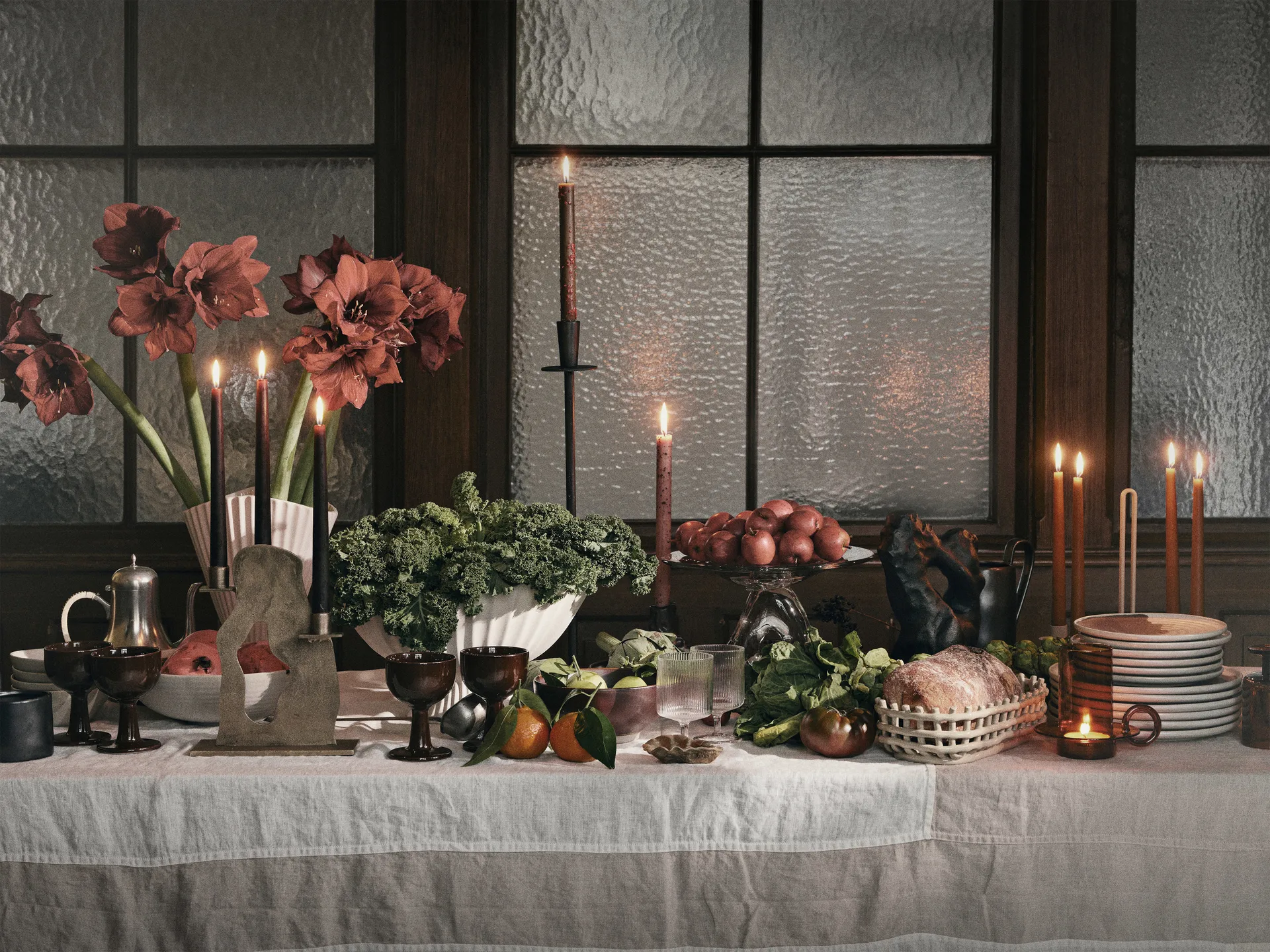 Mura kaarsen 4 delen, Multi Ferm Living