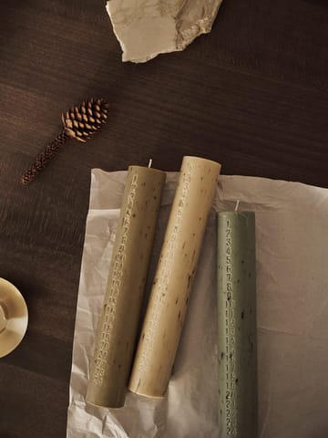 Mura kalenderkaars - Artichoke green - Ferm Living