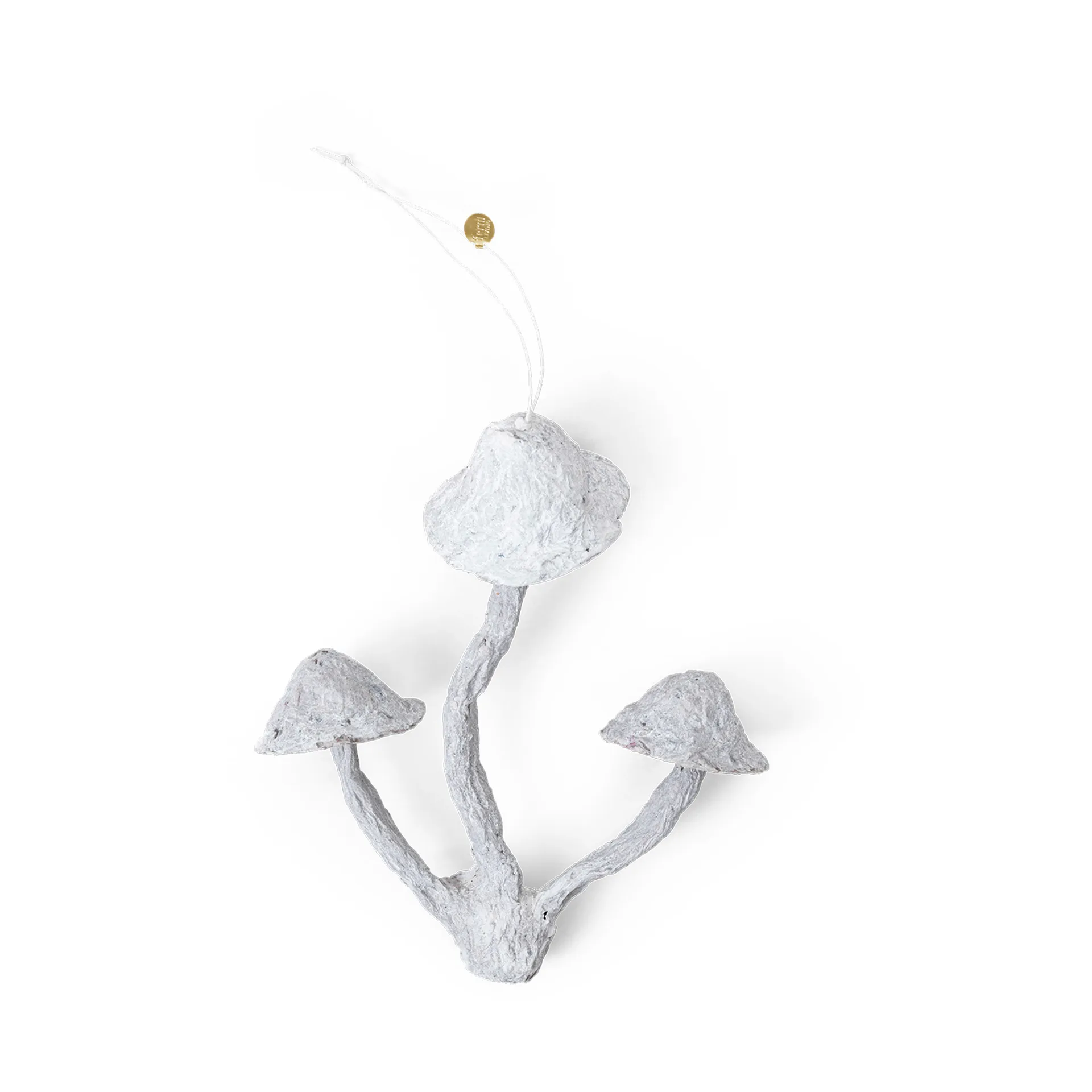 Mushroom ornament kerstboomhanger, Faded white Ferm Living