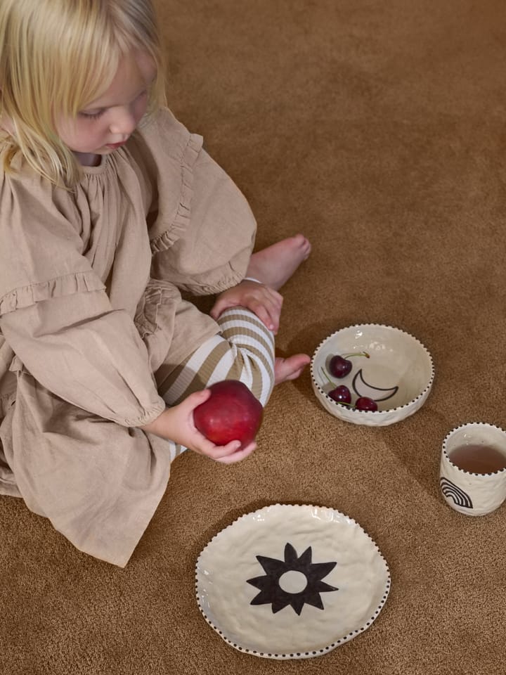 Naive kinderservies 3-delig, Red brown Ferm Living