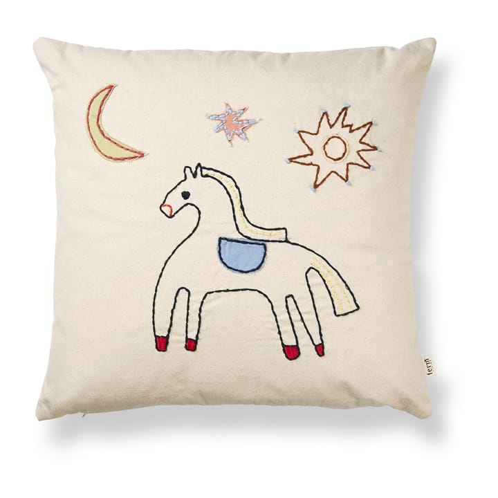 Naive kussen 40x40 cm - Horse - Ferm LIVING