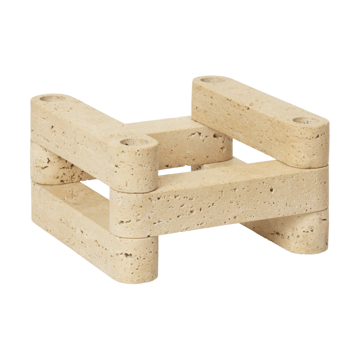 Newel modul kandelaar - Travertine - Ferm Living