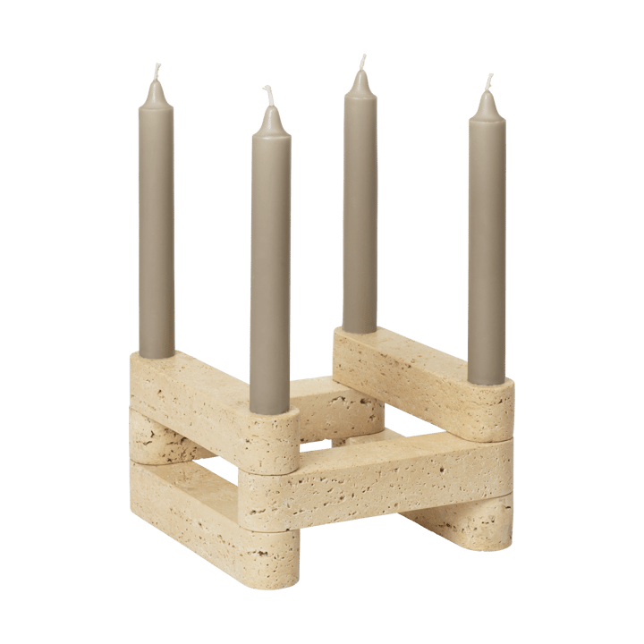 Newel modul kandelaar, Travertine Ferm Living