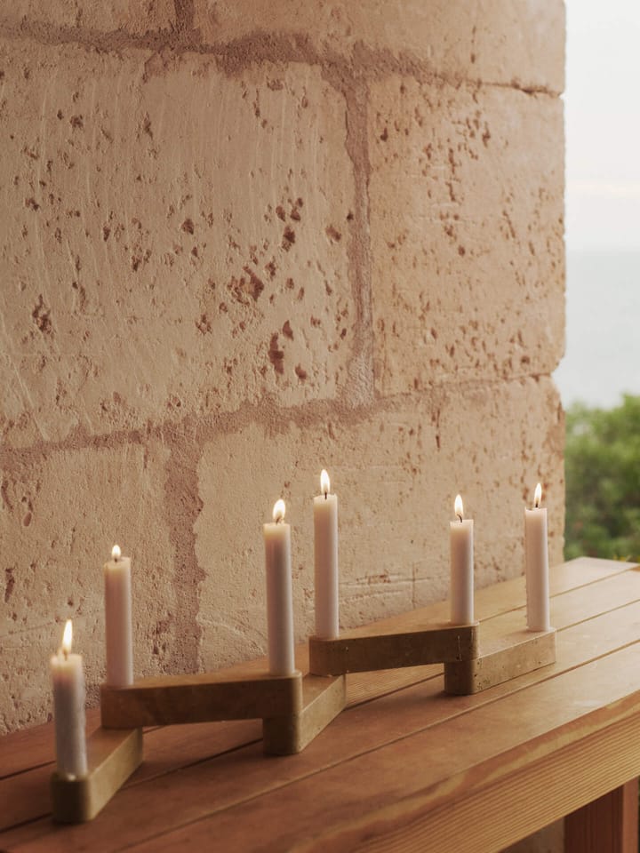 Newel modul kandelaar, Travertine Ferm Living