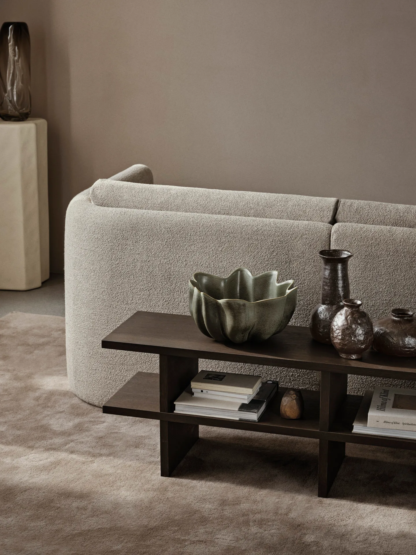 Nium schaal Ø36 cm, Dark Sage Ferm Living