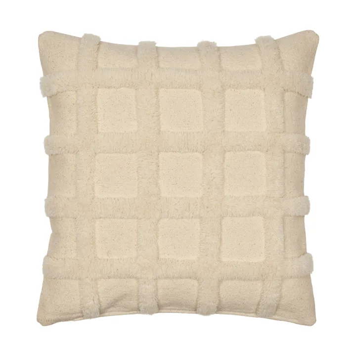 Norte grid kussen - Off-white, 50x50 cm - Ferm Living