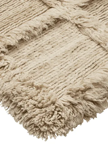 Norte grid vloerkleed - Natural, 160x235 cm - Ferm Living