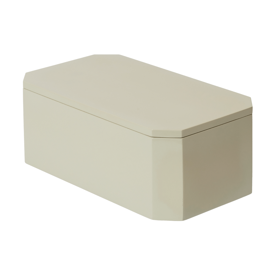Ferm Living Nova opbergdoos 15x25 cm Light Celedon | Scandinavisch Interieur | Dozen & boxen | Grijs