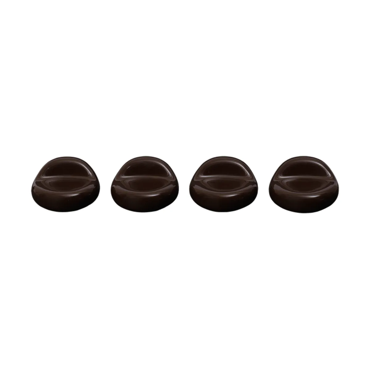 Nube poten voor bloempot 4-pack, Carob brown Ferm Living