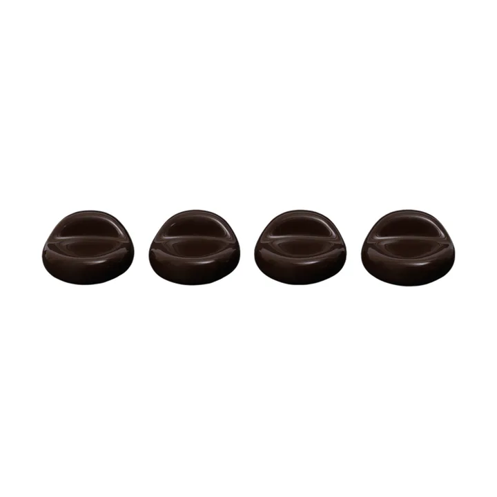 Nube poten voor bloempot 4-pack - Carob brown - Ferm Living