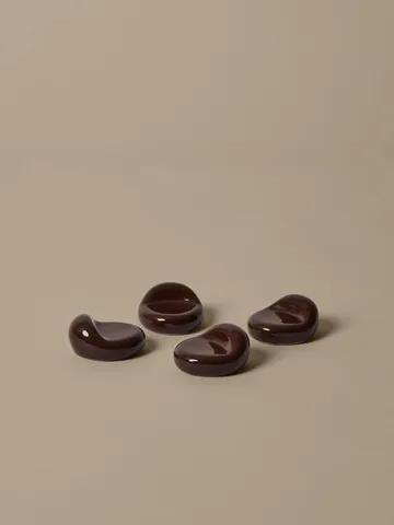 Nube poten voor bloempot 4-pack - Carob brown - Ferm Living