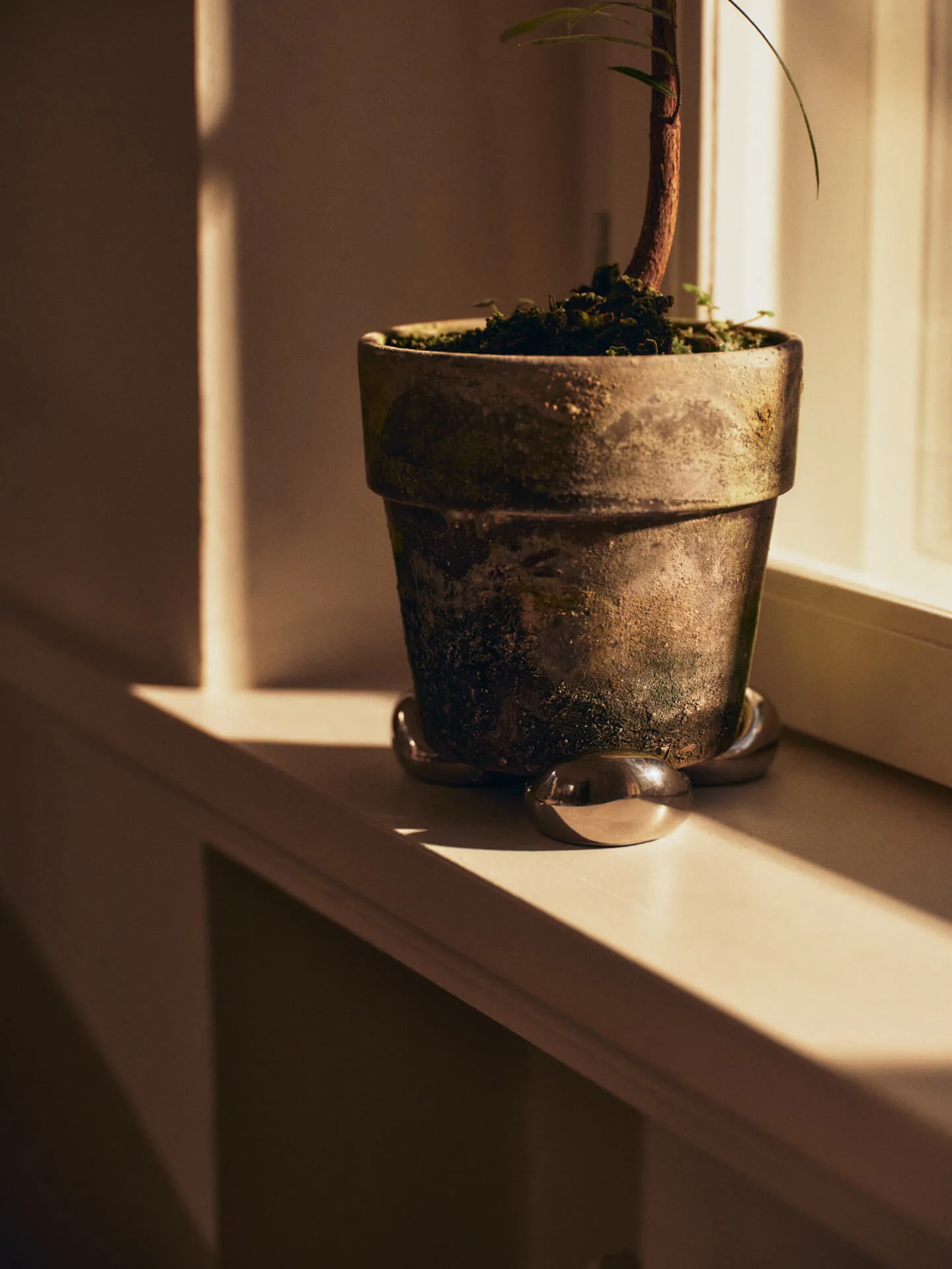 Nube poten voor bloempot 4-pack, Zilver Ferm Living