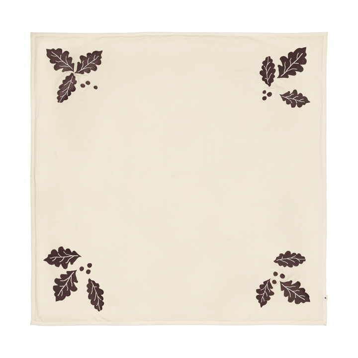 Oak christmas tree blanket kerstboom deken 120x120cm - Natural - Ferm Living