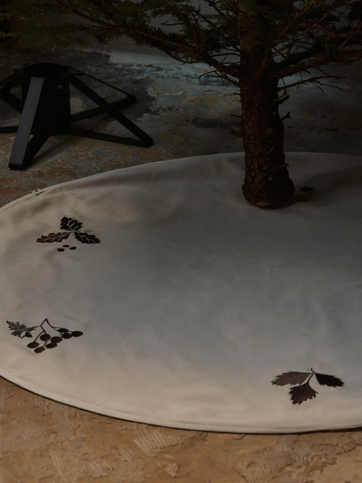 Oak kerstboom deken Ø120 cm, Natural Ferm Living