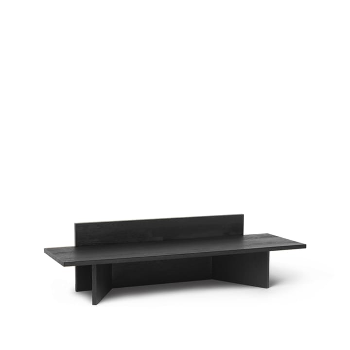 Oblique bankje - oak black oiled - ferm LIVING