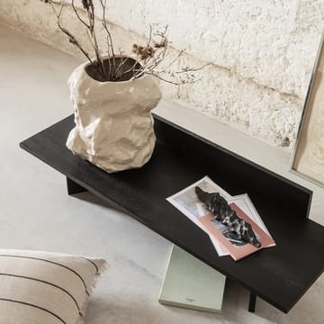 Oblique bankje - oak black oiled - ferm LIVING