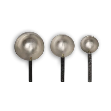 Obra Measuring Spoons maatlepelset 3-delig - Stainless Steel - Ferm Living