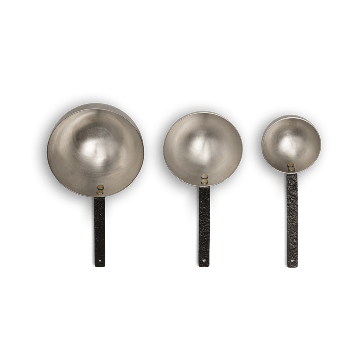 Obra Measuring Spoons maatlepelset 3-delig - Stainless Steel - ferm LIVING