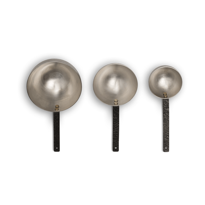 Obra Measuring Spoons maatlepelset 3-delig - Stainless Steel - Ferm LIVING