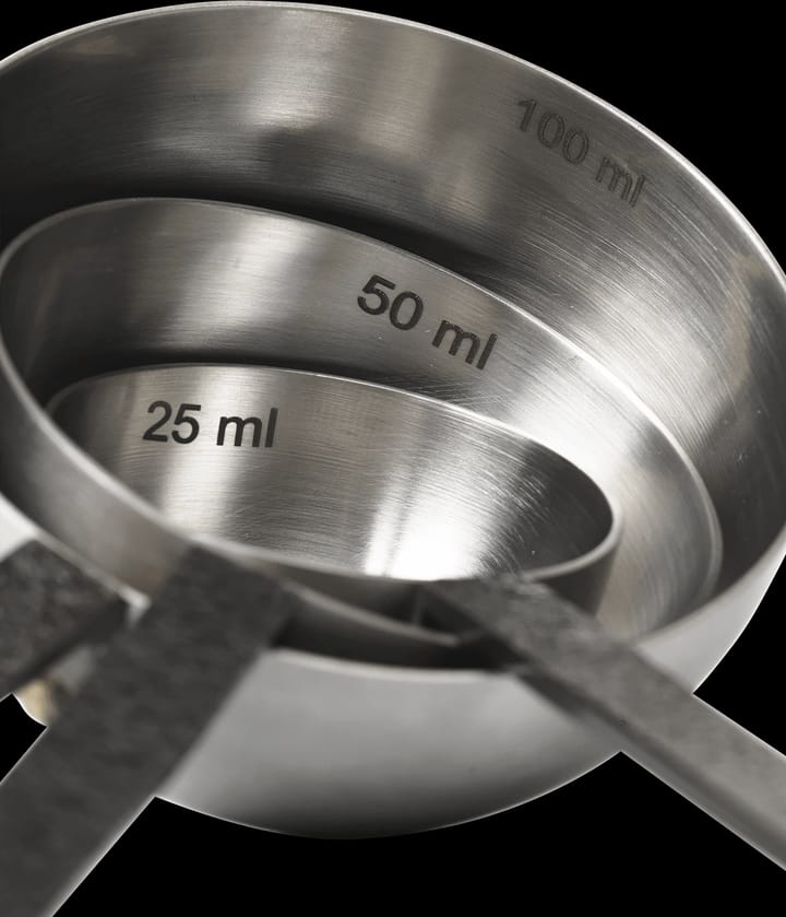 Obra Measuring Spoons maatlepelset 3-delig - Stainless Steel - ferm LIVING