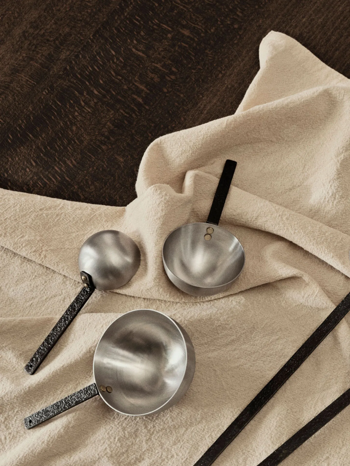 Obra Measuring Spoons maatlepelset 3-delig, Stainless Steel Ferm Living