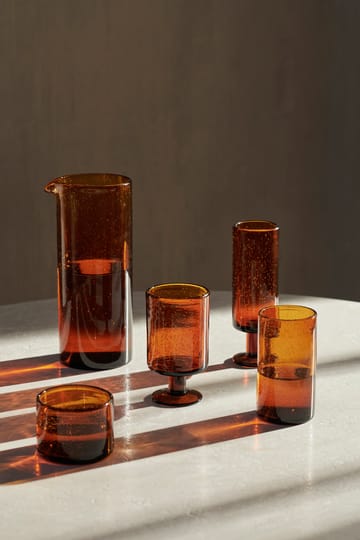 Oli waterglas hoog 22 cl - Amber - ferm LIVING