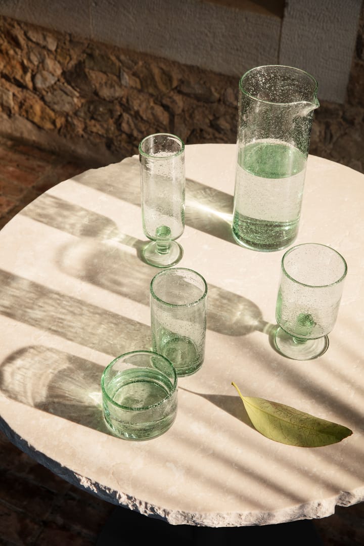 Oli waterglas laag 11 cl - Recycled clear - ferm LIVING