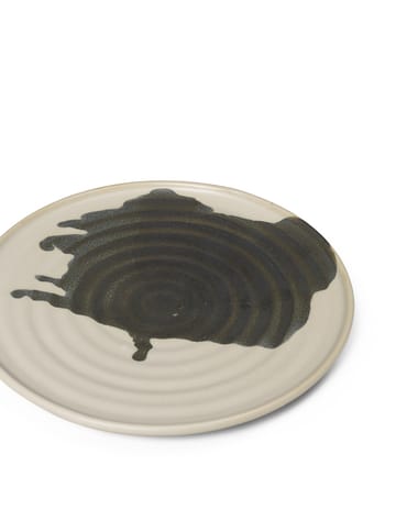Omhu bordje ⌀21 - off white-charcoal - Ferm Living