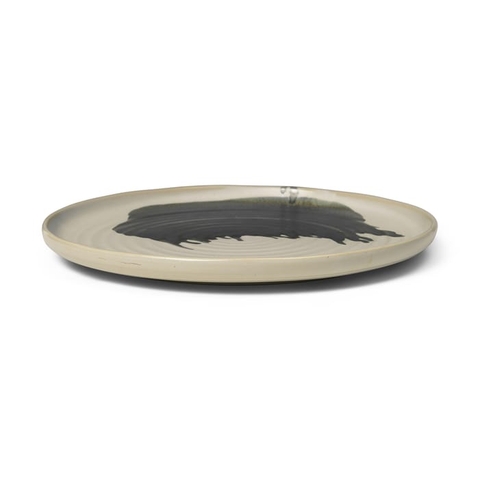Omhu Centrepiece serveerschaal ⌀36 cm - off white-charcoal - Ferm Living
