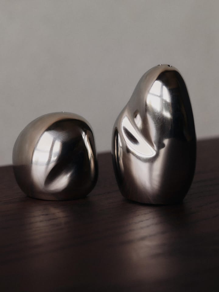 Orevo zout- en peperstel set, Polished Stainless Steel Ferm Living