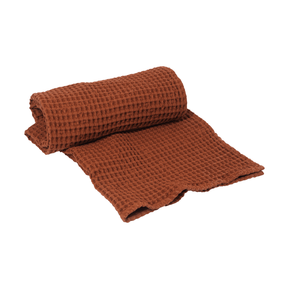 Ferm Living Organic badhanddoek 70x140 cm Brown Clay