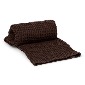 Organic badhanddoek 70x140 cm - Chocolate - Ferm Living