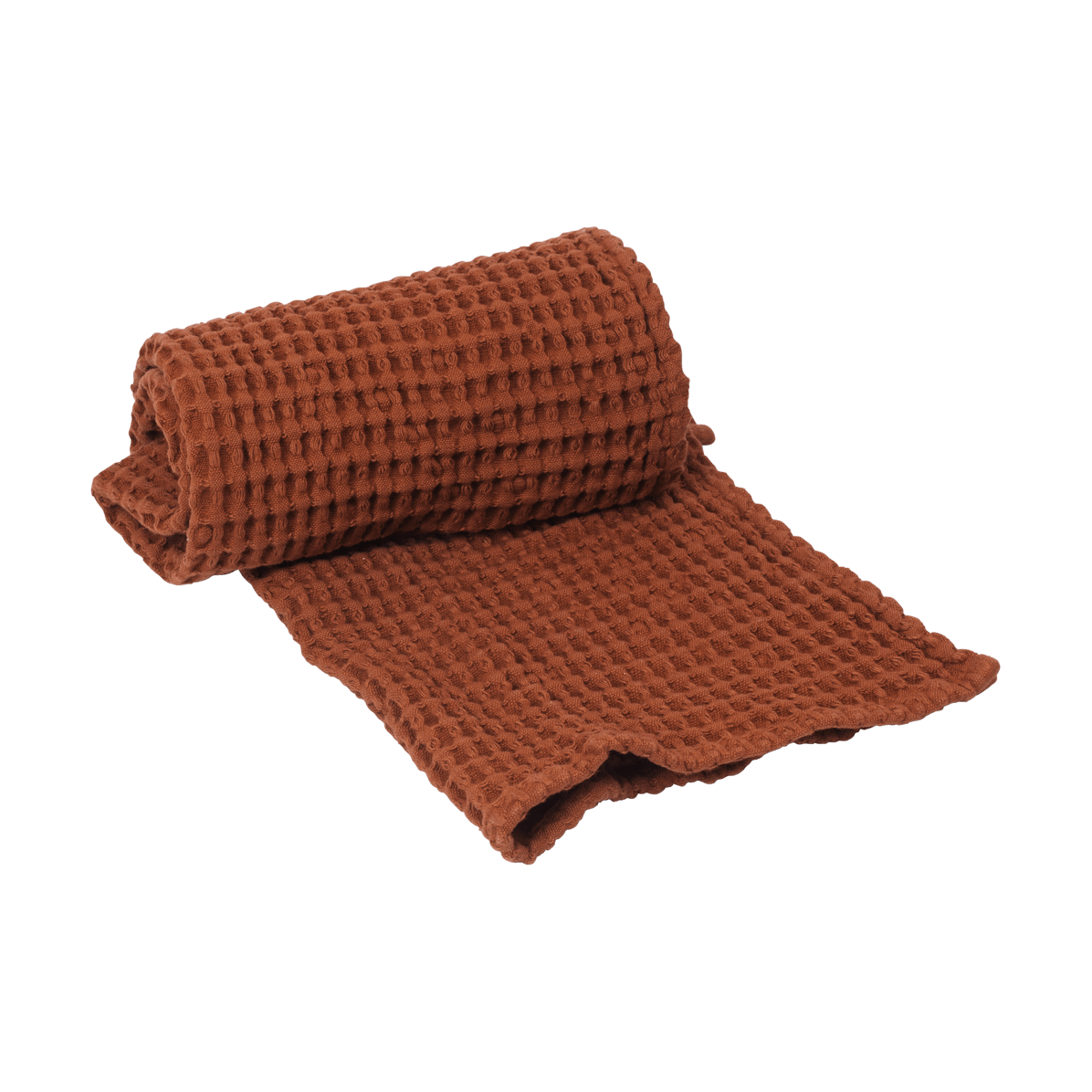 Ferm Living Organic handdoek 50x100 cm Brown Clay | Scandinavisch Interieur | Handdoeken | Bruin