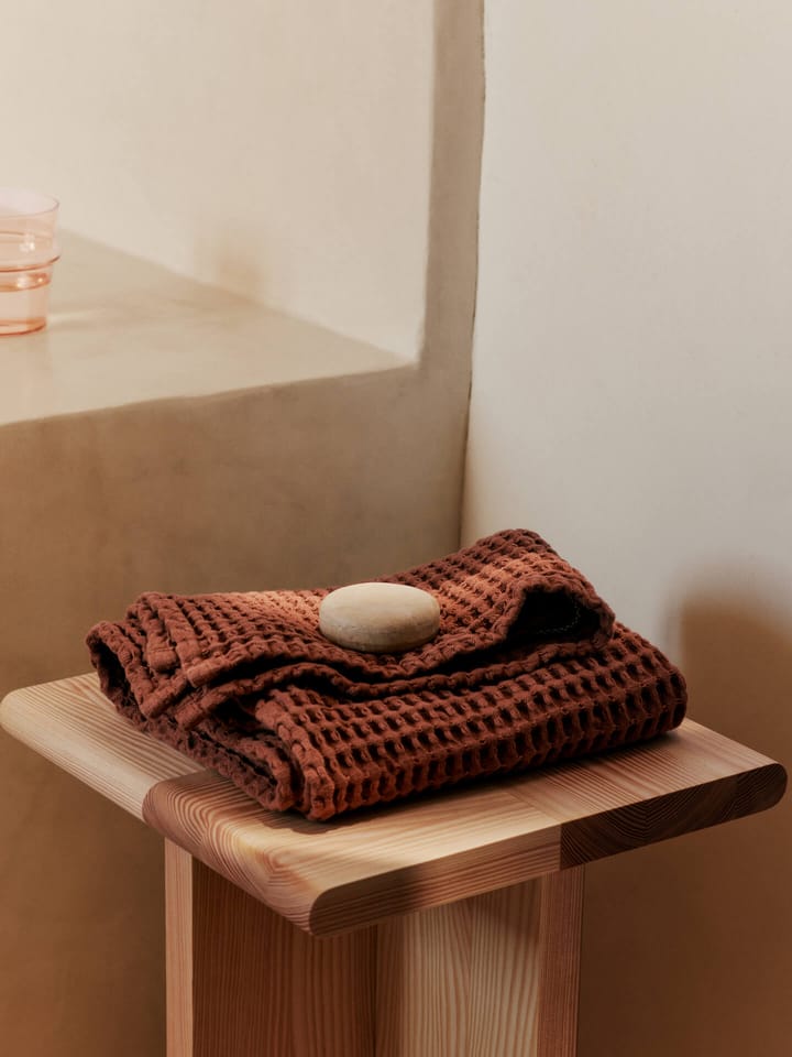 Organic handdoek 50x100 cm, Brown Clay Ferm Living